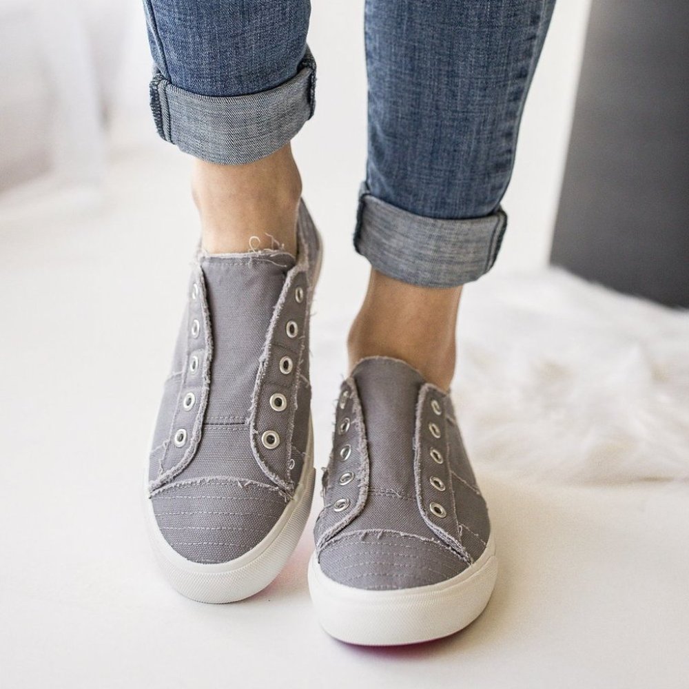 Corky's Women's Babalu Slip-On Sneakers-Gray